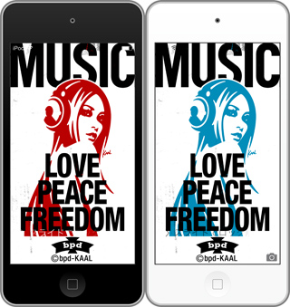 bpd KAAL Love Peace Freedom wallpaper