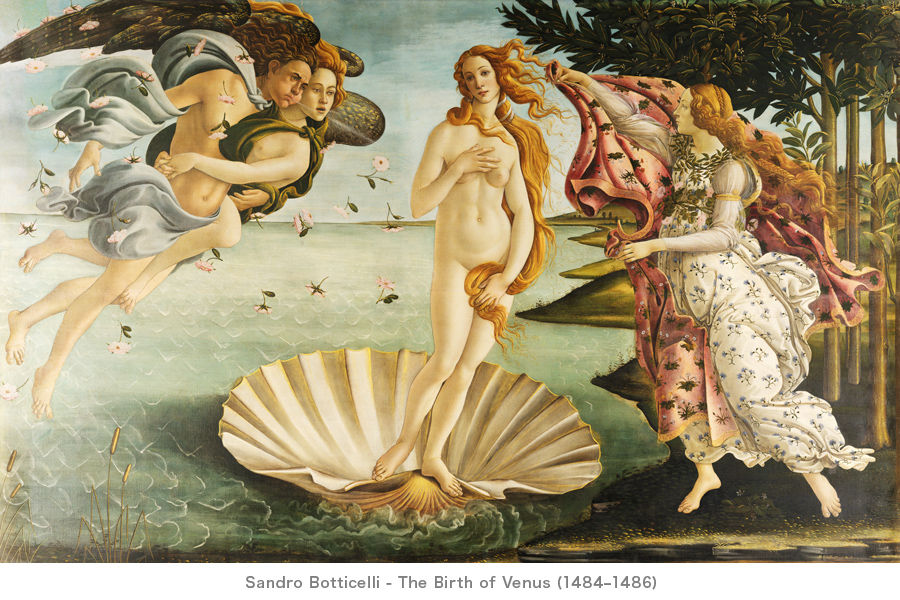 Sandro Botticelli La nascita di Venere