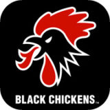 black chickens logo design