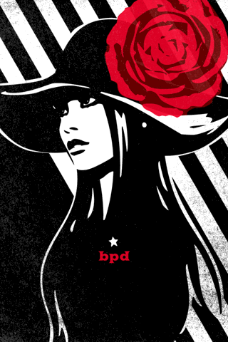 bpd kaal flower child woman illustration