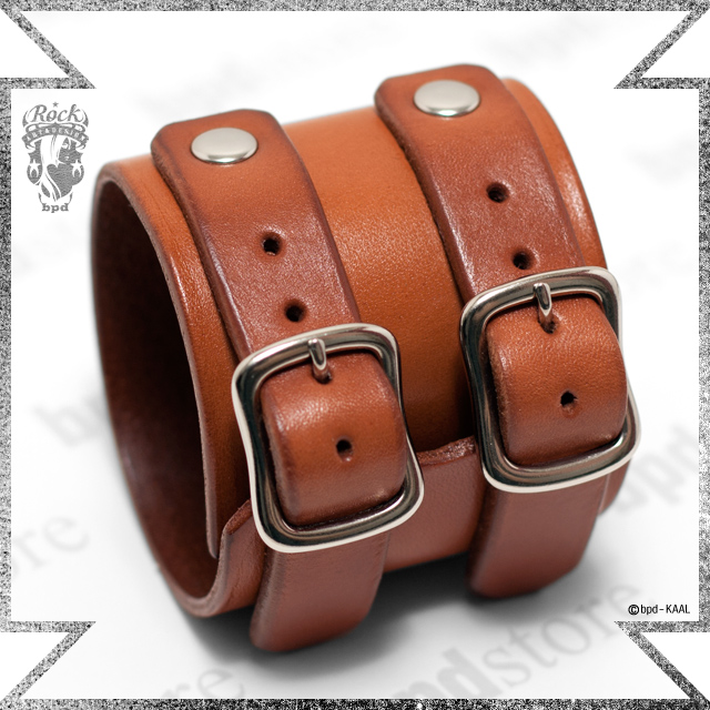bpd KAAL leather bracelet live free
