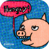 bpd marizow hungry pig illustration