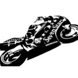 honda racing rrr suzuka 8hour motorcycle illustration
