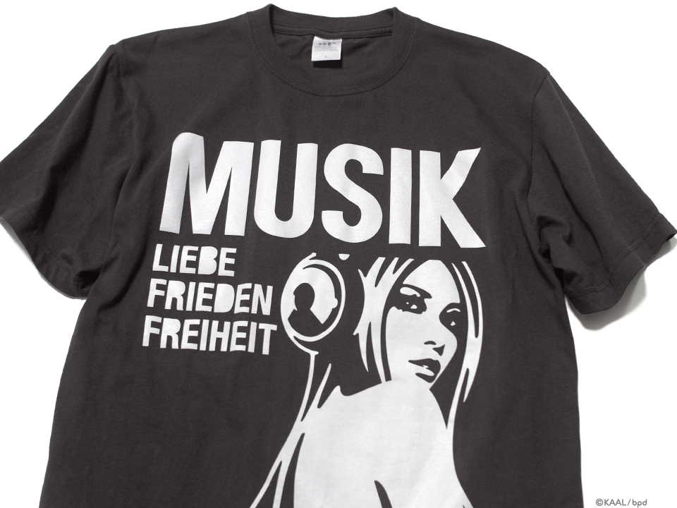 KAAL 音楽 アートTシャツ Music