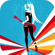 bpd kaal solo woman guitarist illustration