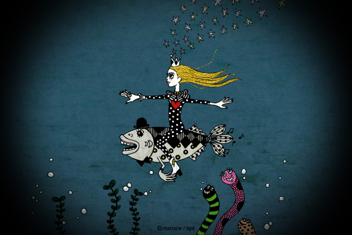 dharma and strange fish art book marizow