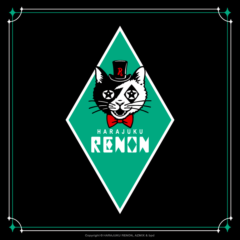 原宿RENON レノンくん ロゴ デザイン