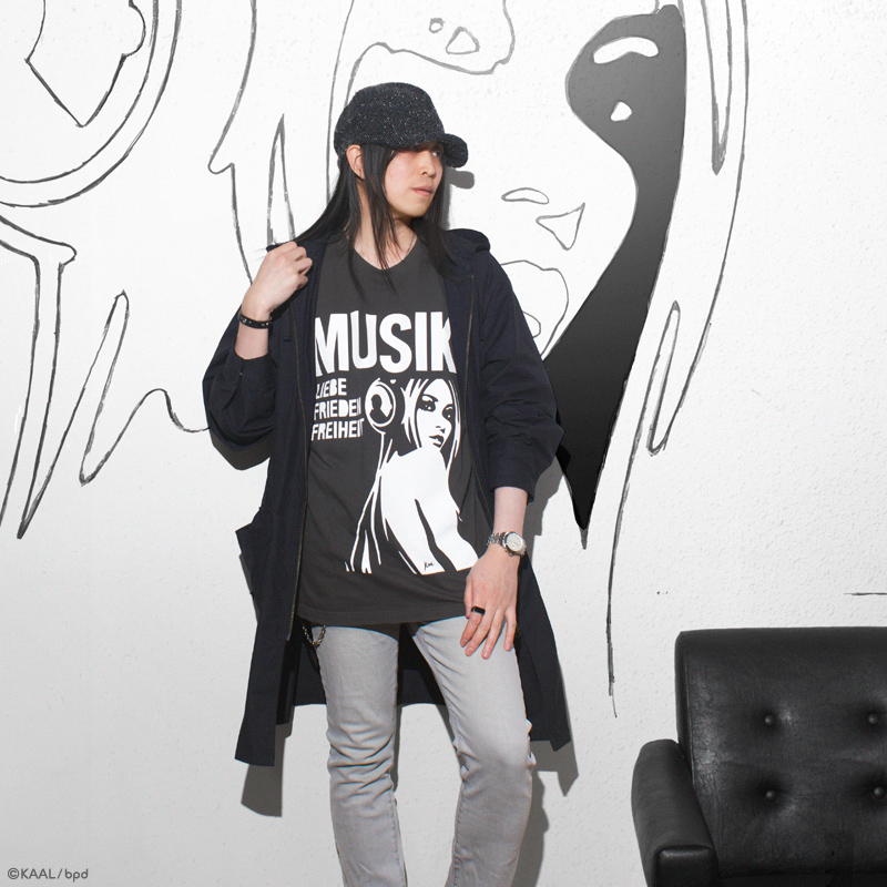 KAAL portrait ロックTシャツ コーデ