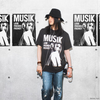 KAAL 音楽アート ロックTシャツ コーデ メンズ