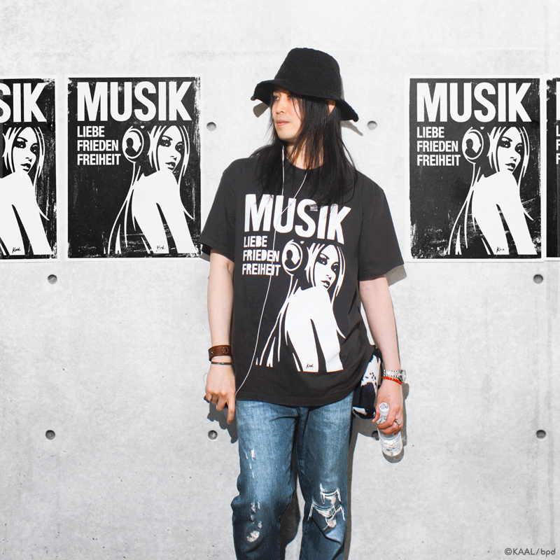 KAAL 音楽アート ロックTシャツ コーデ メンズ