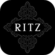 ritz hair salon emblem design