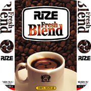 rize fresh blend package artwork design