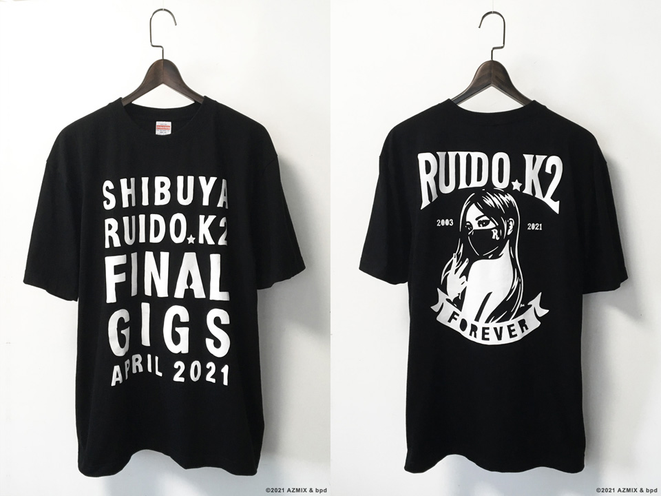 Shibuya Ruido K2 Final Gigs Memorial Tee shirt design by KAAL bpd