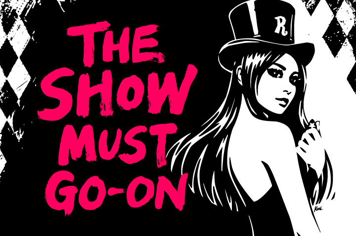 the show must go-on artwork