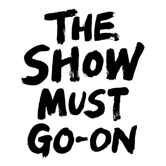 the show must go-on logotype 2