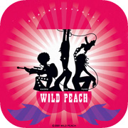wild peach sticker design